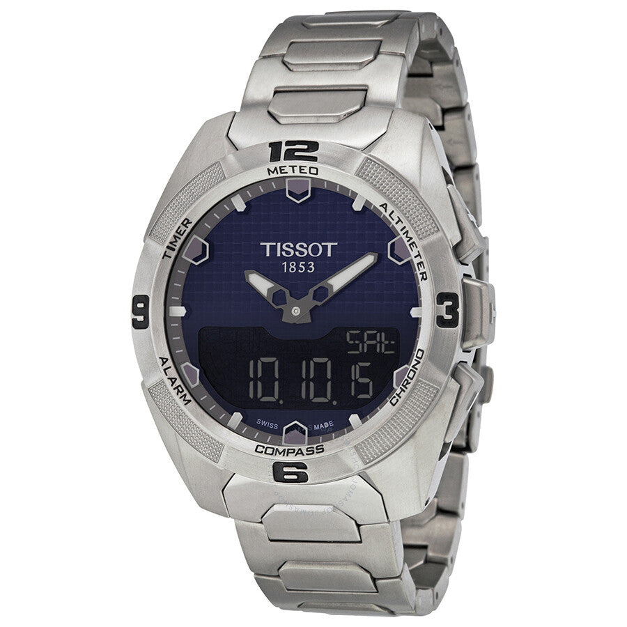 Tissot T-Touch Expert Solar Blue Dial Men's Watch T0914204404100 - Dawson Watches