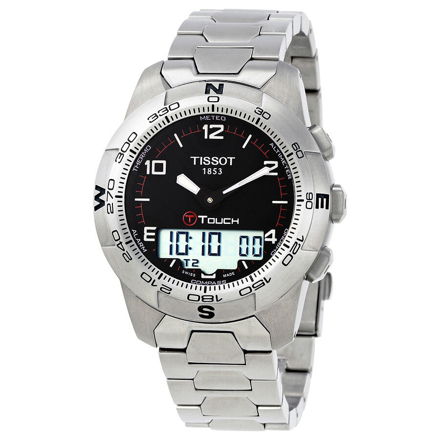 Tissot T Touch II Black Tactile Dial Men's Watch T047.420.44.057.00 - Dawson Watches