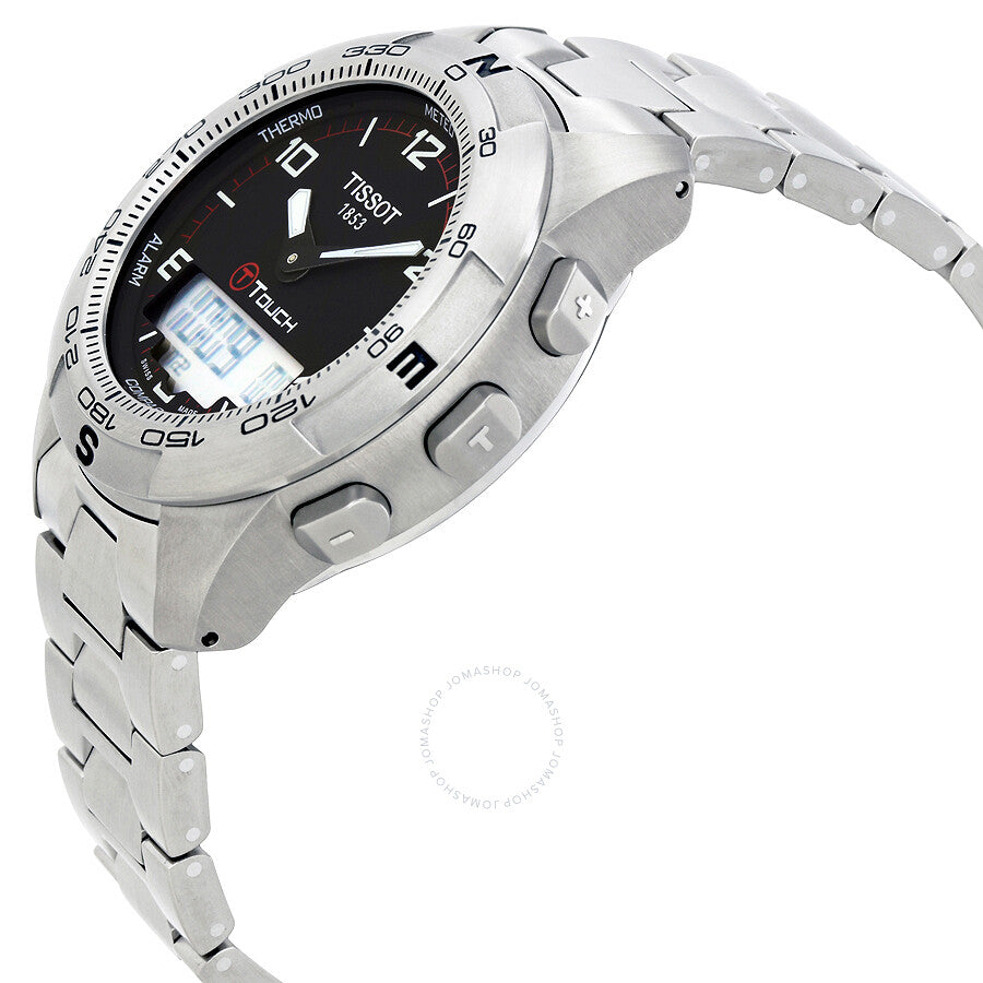 Tissot T Touch II Black Tactile Dial Men's Watch T047.420.44.057.00 - Dawson Watches #2