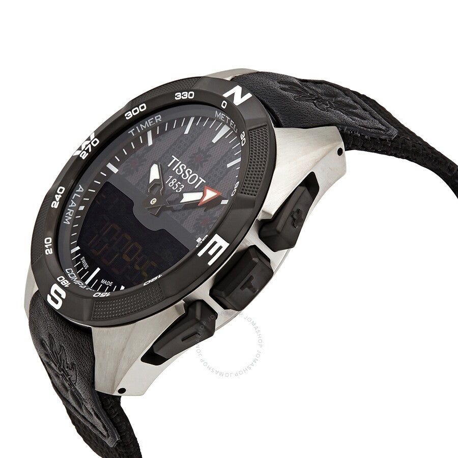 Tissot T-Touch Perpetual Alarm World Time Chronograph Quartz Analog-Digital Black Dial Watch T091.420.46.051.02 - Dawson Watches #2