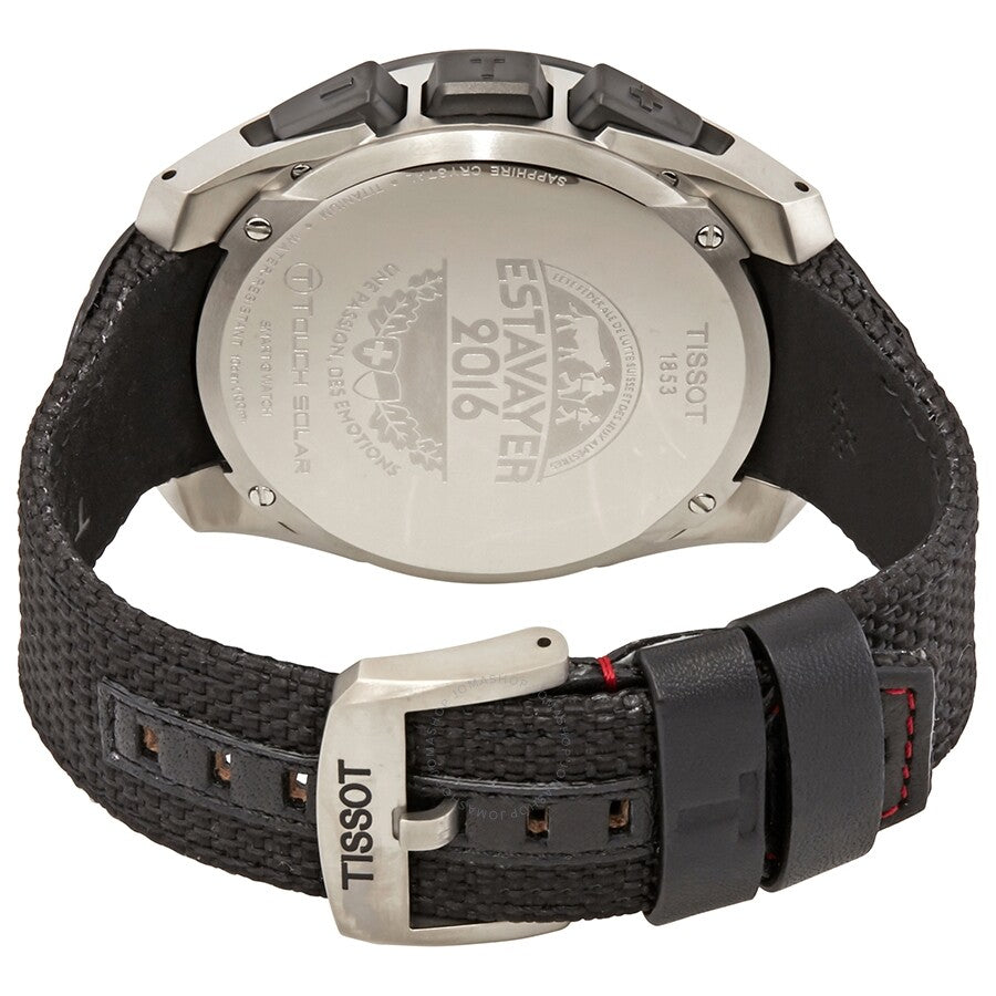 Tissot T-Touch Perpetual Alarm World Time Chronograph Quartz Analog-Digital Black Dial Watch T091.420.46.051.02 - Dawson Watches #3