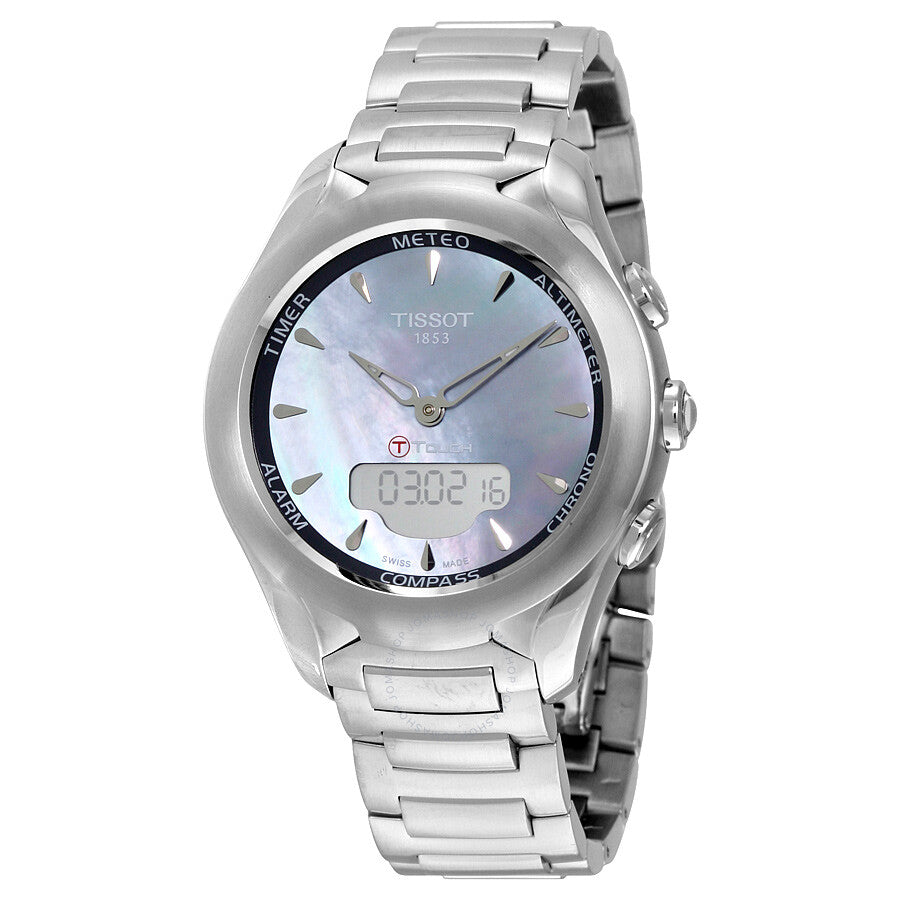 Tissot T-Touch Solar Lady Mother of Pearl Dial Ladies Watch T0752201110101 - Dawson Watches