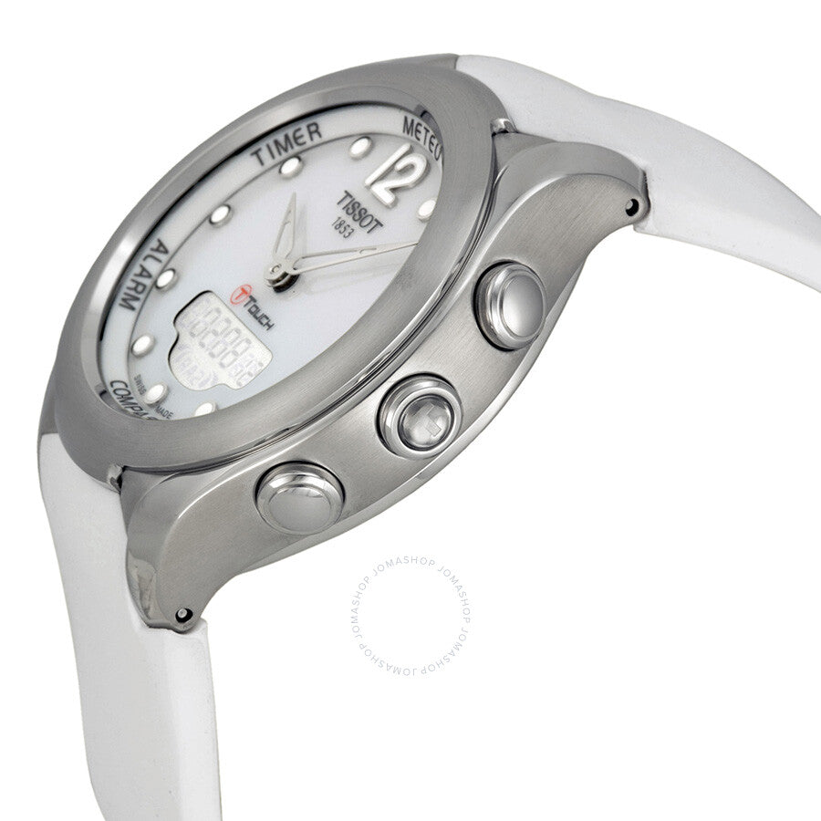 Tissot T-Touch Solar White Dial White Rubber Ladies Watch T0752201701700 - Dawson Watches #2