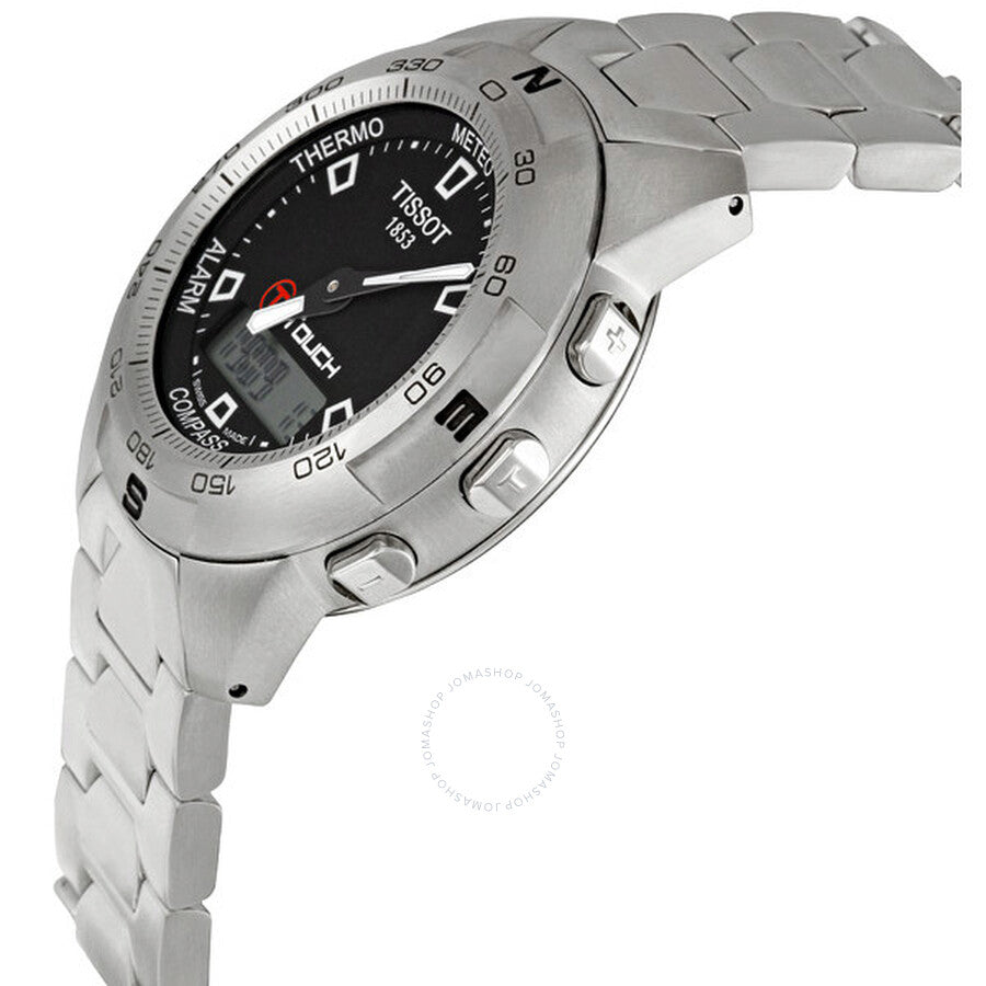 Tissot T-Touch Steel Analog/Digital Multifunction Black Men's Watch T33.1.588.51 - Dawson Watches #2