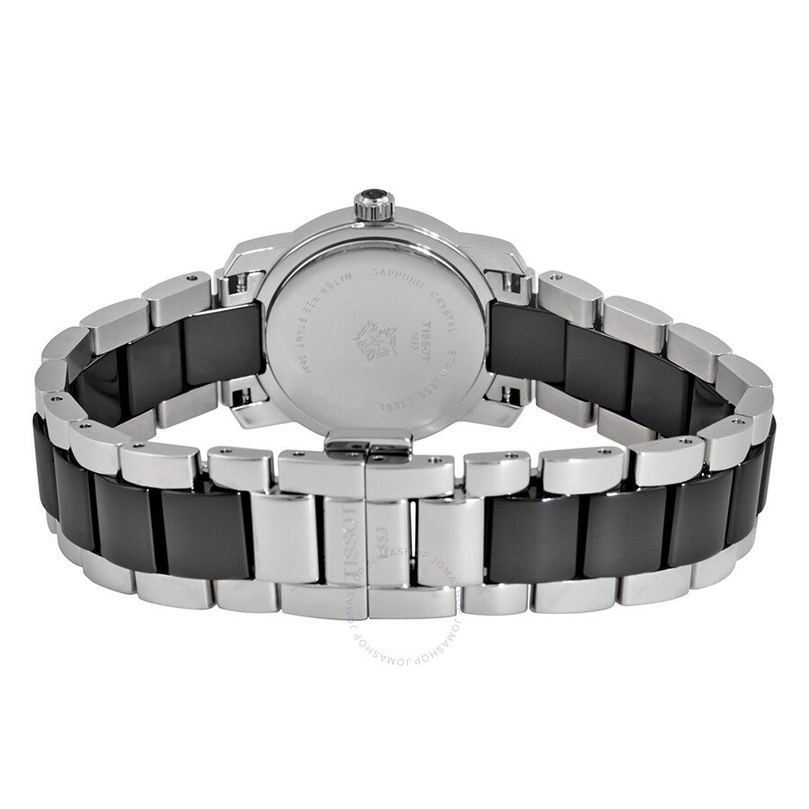 Tissot T-Trend Black Ceramic Diamond Ladies Watch T0642102205600 - Dawson Watches #3