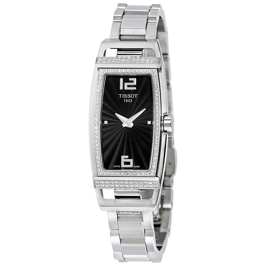 Tissot T-Trend Black Dial Stainless Steel Ladies Watch T0373091105701 - Dawson Watches