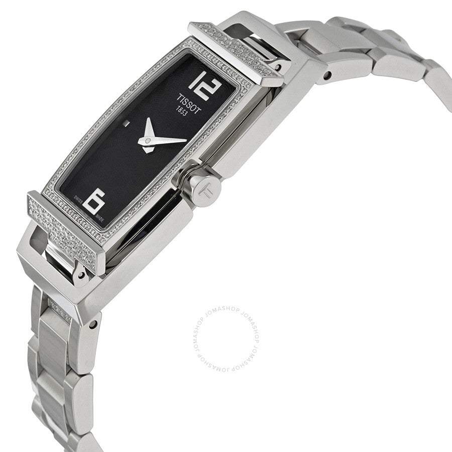 Tissot T-Trend Black Dial Stainless Steel Ladies Watch T0373091105701 - Dawson Watches #2