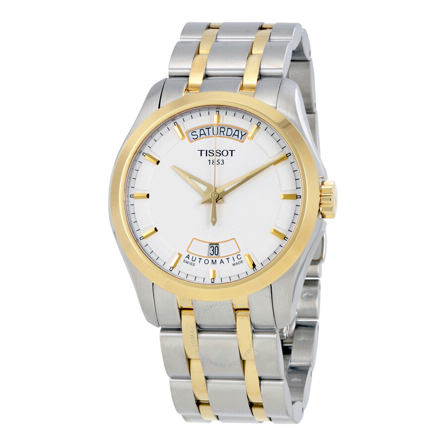 Tissot T-Trend Couturier  White Dial Men's Watch T0354072201100 - Dawson Watches