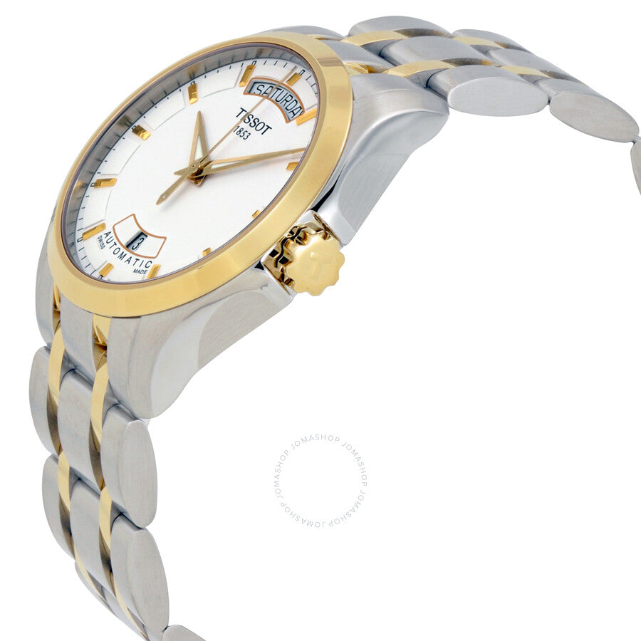 Tissot T-Trend Couturier  White Dial Men's Watch T0354072201100 - Dawson Watches #2