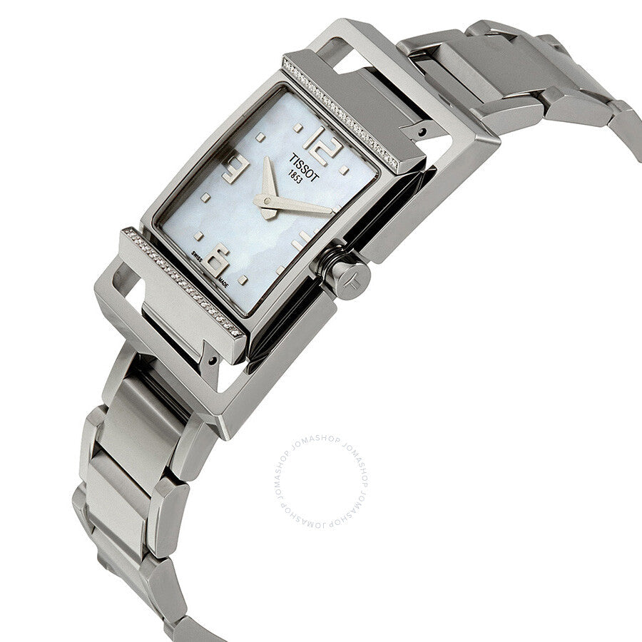 Tissot T-Trend Mother of Pearl Dial Stainless Steel Diamond Ladies Watch T032.309.11.117.01 - Dawson Watches #2