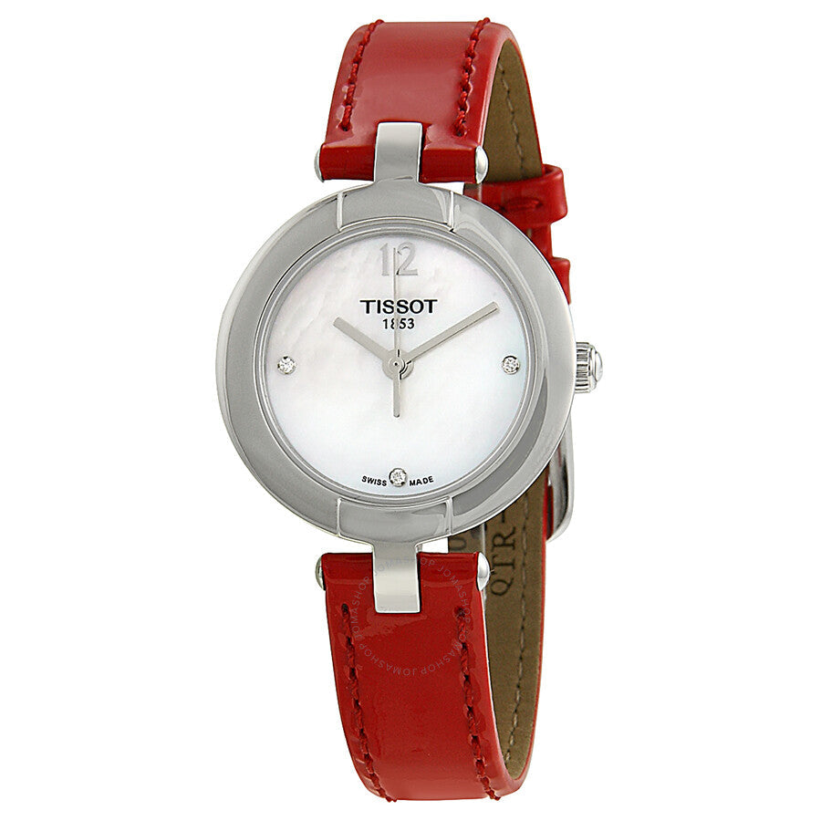 Tissot T-Trend Pinky Mother of Pearl Dial Diamond Ladies Watch T0842101611600 - Dawson Watches