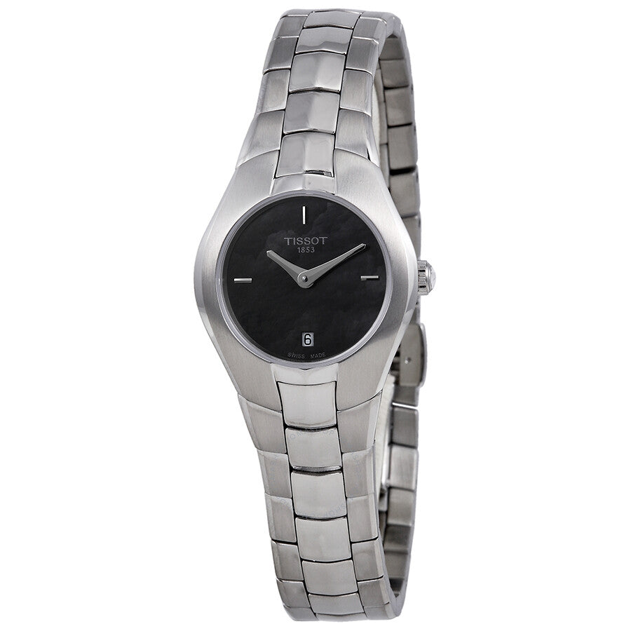 Tissot T Trend T Round Black Dial Ladies Watch T0960091112100 - Dawson Watches