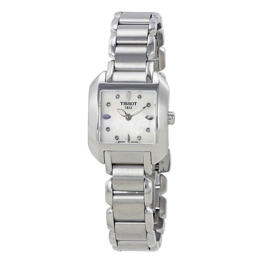 Tissot T-Trend T-Wave Mother of Pearl Diamond Ladies Watch T02.1.285.74 - Dawson Watches