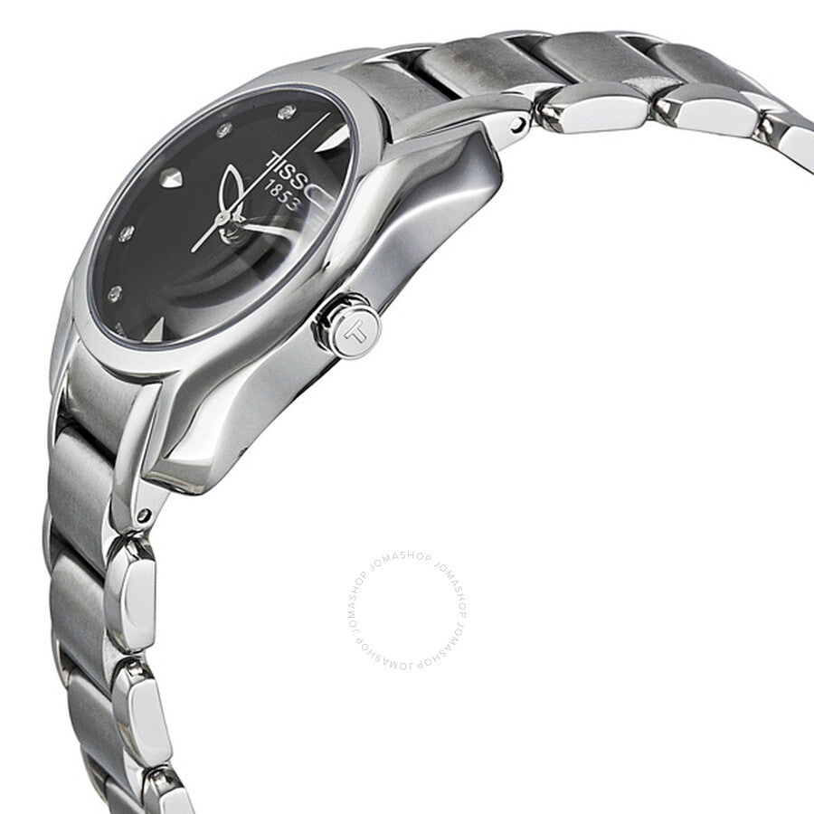 Tissot T-Wave Black Dial Ladies Watch T023.210.11.056.00 - Dawson Watches #2