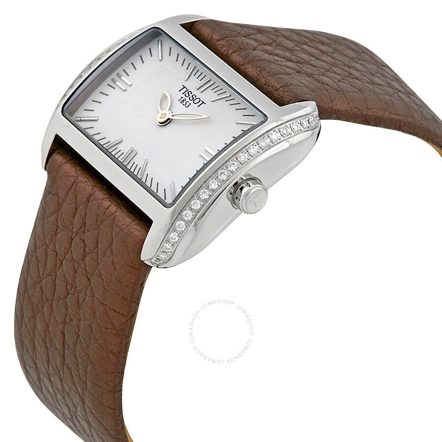 Tissot T-Wave Silver Dial Diamond Bezel Ladies Watch T023.309.16.031.01 - Dawson Watches #2