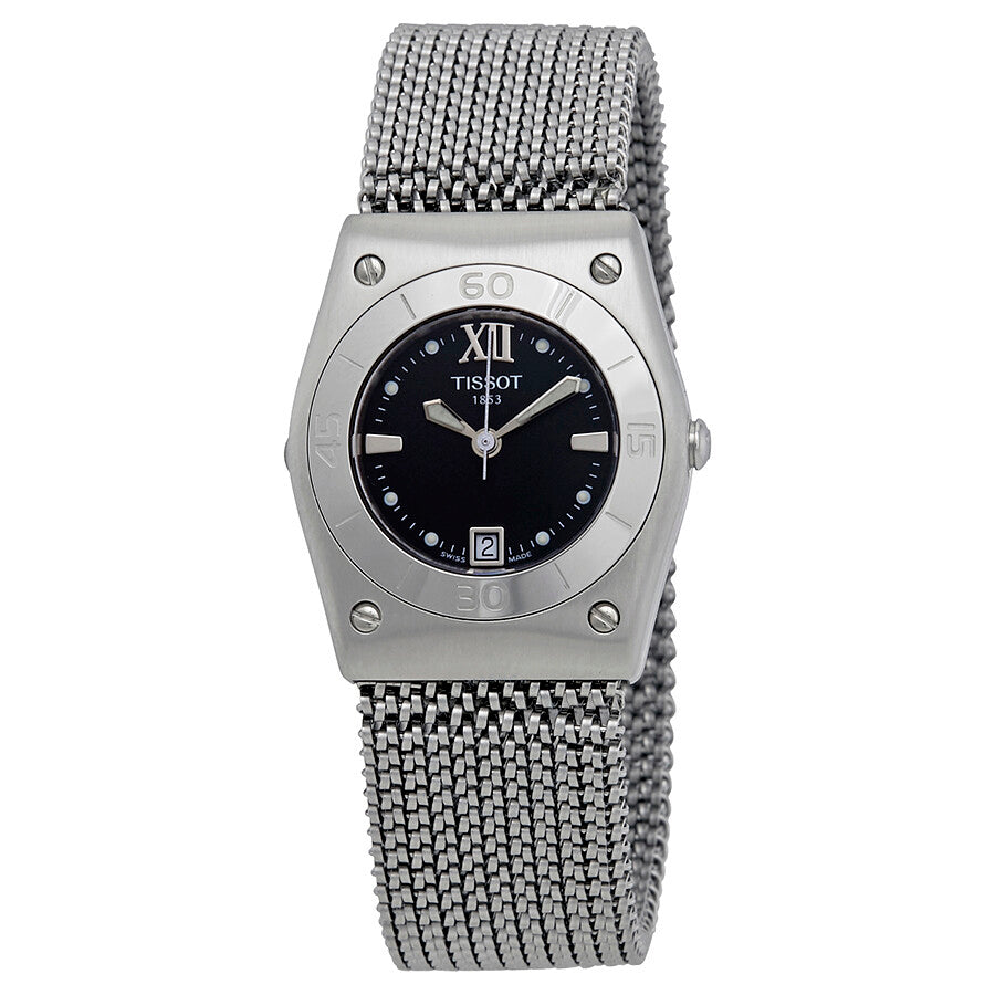 Tissot T-Win Black Mother of Pearl Dial Ladies Watch T08.1.187.53 - Dawson Watches