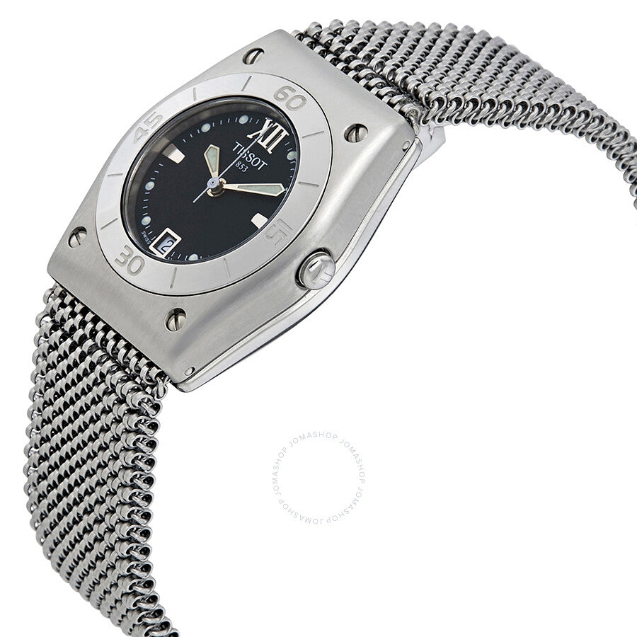 Tissot T-Win Black Mother of Pearl Dial Ladies Watch T08.1.187.53 - Dawson Watches #2