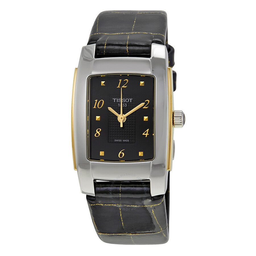 Tissot T10 Black Dial Ladies Watch T073.310.26.057.00 - Dawson Watches