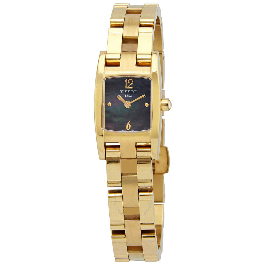 Tissot T3 Black Mother of Pearl Dial Ladies Watch T042.109.33.127.00 - Dawson Watches