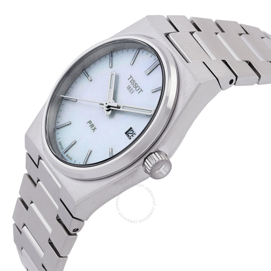 Tissot PRX Quartz White Mother of Pearl Dial Ladies Watch T1372101111100 - Dawson Watches #2