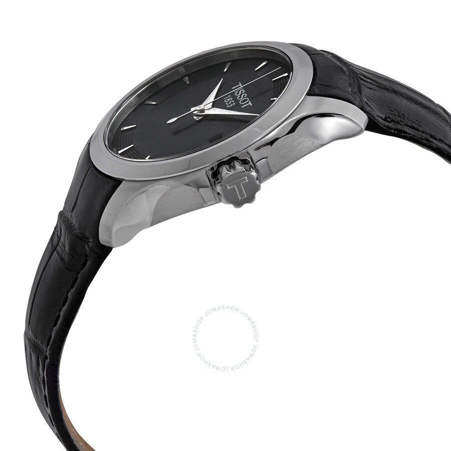 Tissot T-Classic Couturier Quartz Black Dial Ladies Watch T035.210.16.051.01 - Dawson Watches #2