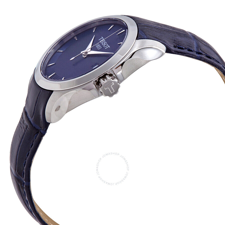Tissot T-Classic Couturier Quartz Blue Dial Ladies Watch T035.210.16.041.00 - Dawson Watches #2