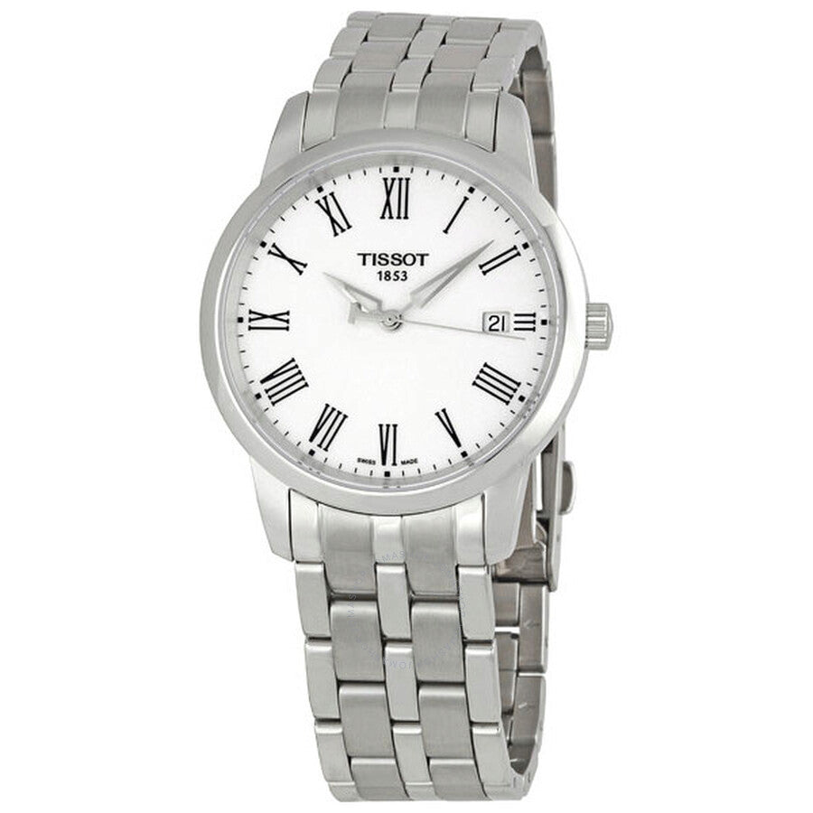 Tissot T-Classic Dream White Dial Stainless Steel Men's Watch T033.410.11.013.01 - Dawson Watches