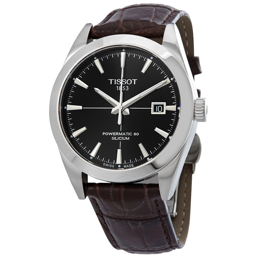 Tissot Gentleman Automatic Black Dial Watch T127.407.16.051.01 - Dawson Watches