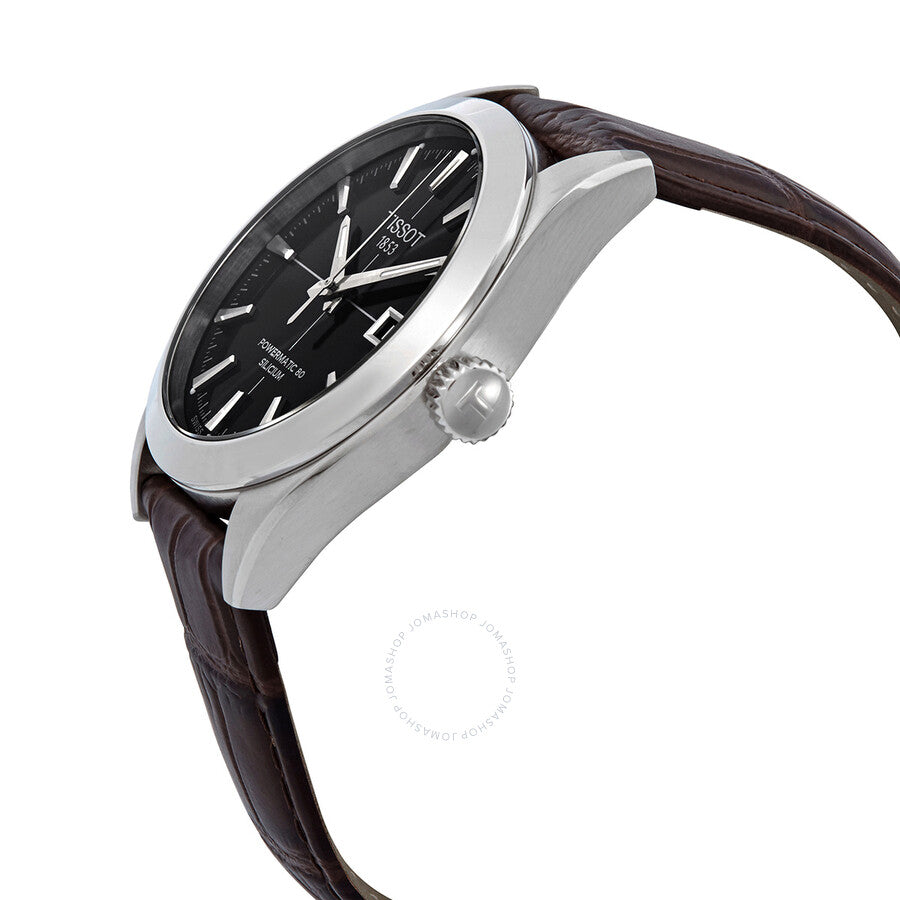 Tissot Gentleman Automatic Black Dial Watch T127.407.16.051.01 - Dawson Watches #2