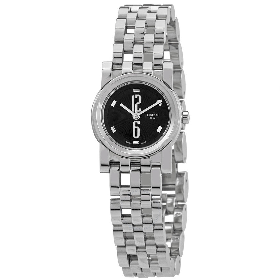 Tissot T-Classic Quartz Black Dial Ladies Watch T030.009.11.057.00 - Dawson Watches