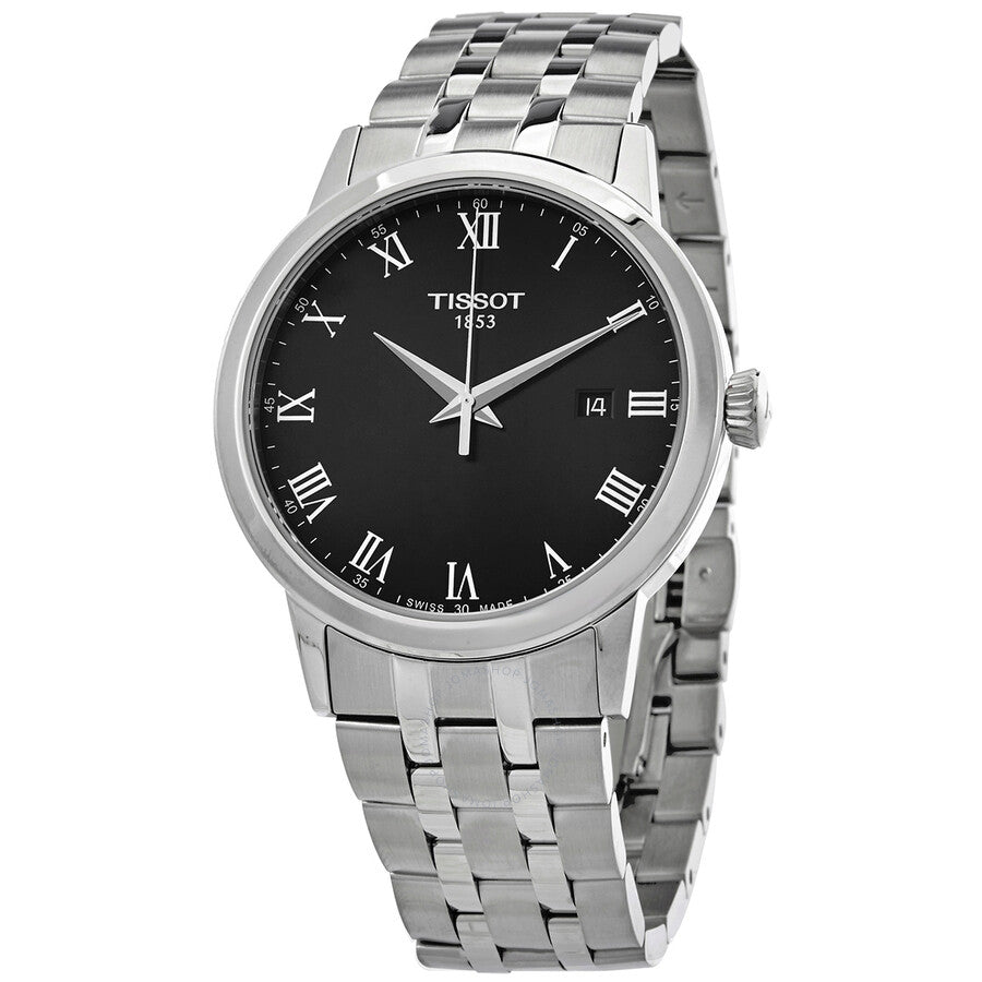 Tissot T-Classic Quartz Black Dial Men's Watch T129.410.11.053.00 - Dawson Watches