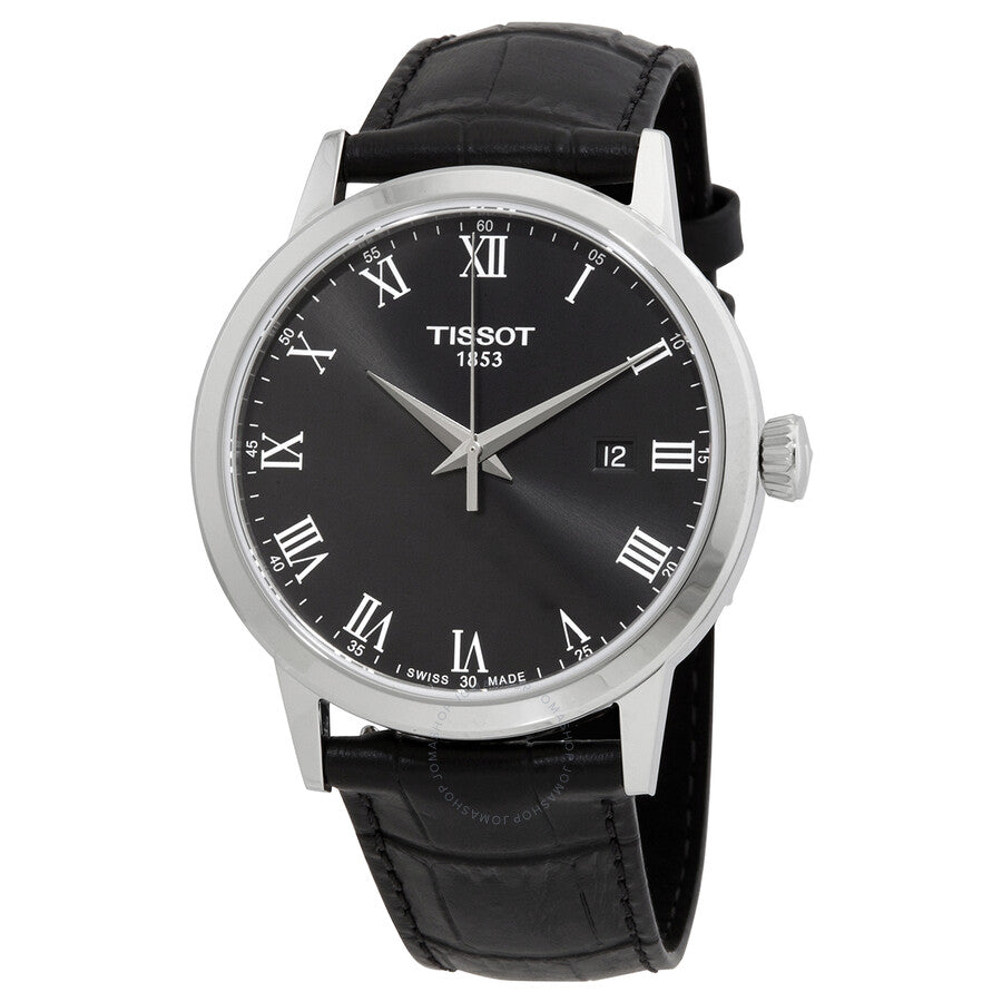 Tissot T-Classic Quartz Black Dial Men's Watch T129.410.16.053.00 - Dawson Watches