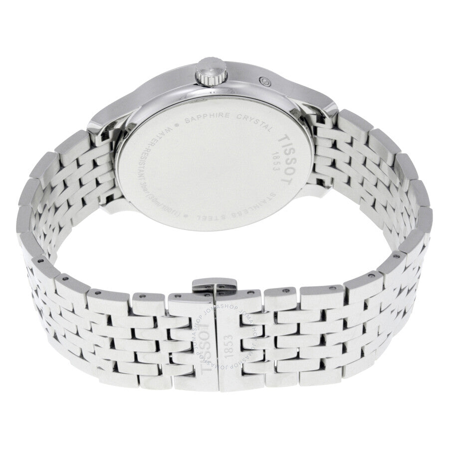 Tissot T-Classic Tradition White Dial Stainless Steel Men's Watch T0636391103700 - Dawson Watches #3