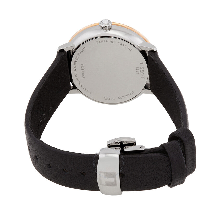Tissot T-Gold Quartz Black Dial Ladies Watch T929.210.46.051.00 - Dawson Watches #3