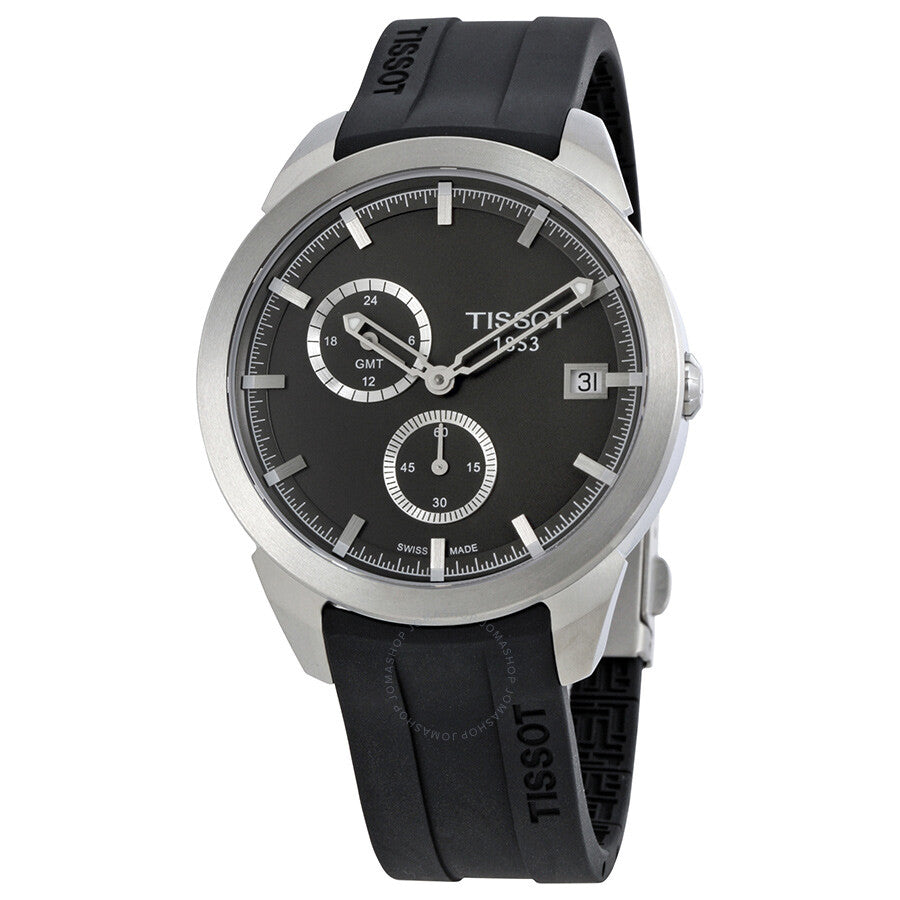 Tissot Titanium GMT Black Dial Men's Watch T0694394706100 - Dawson Watches