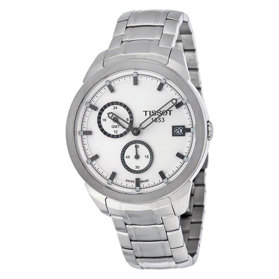 Tissot Titanium GMT White Dial Men's Watch T0694394403100 - Dawson Watches