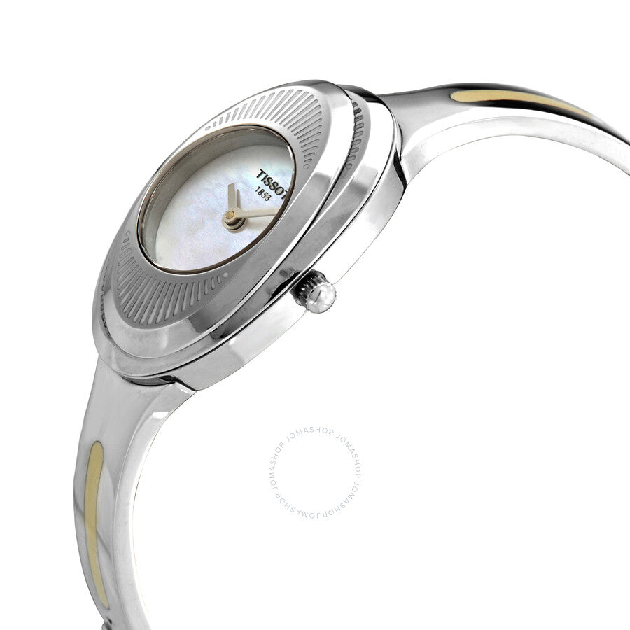 Tissot T-Lady Flower Quartz Blue Mother of Pearl  Dial Ladies Watch T03.1.085.80 - Dawson Watches #2