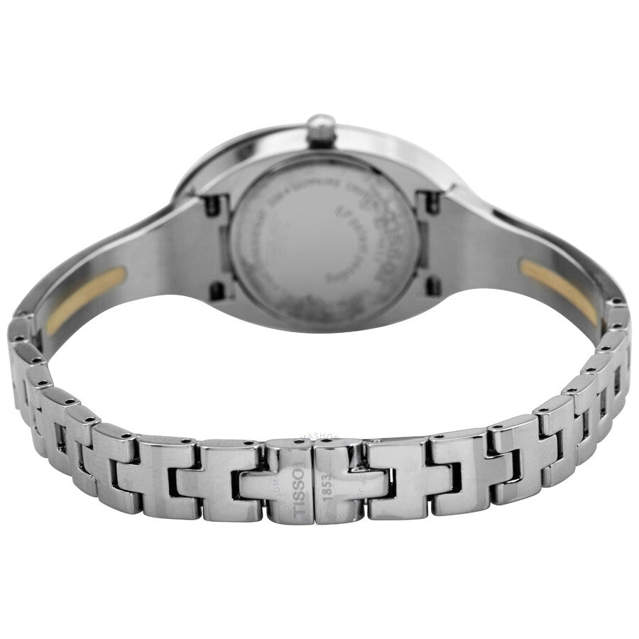 Tissot T-Lady Flower Quartz Blue Mother of Pearl  Dial Ladies Watch T03.1.085.80 - Dawson Watches #3