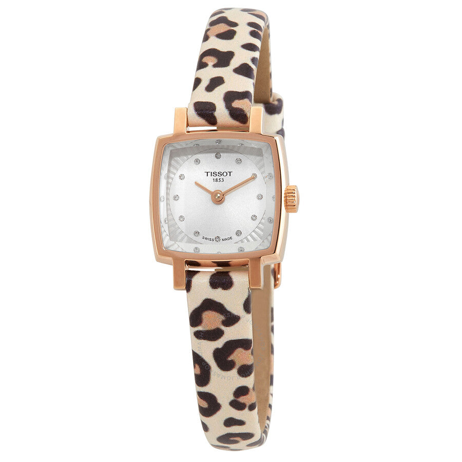 Tissot T-Lady Quartz Diamond Silver Dial Ladies Watch T058.109.37.036.00 - Dawson Watches