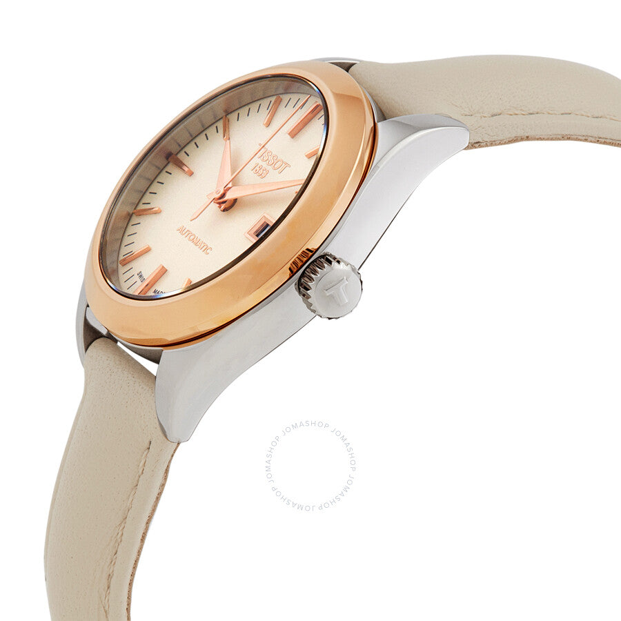 Tissot T-My Lady Automatic Cream Opalin Dial Ladies Watch T930.007.46.261.00 - Dawson Watches #2