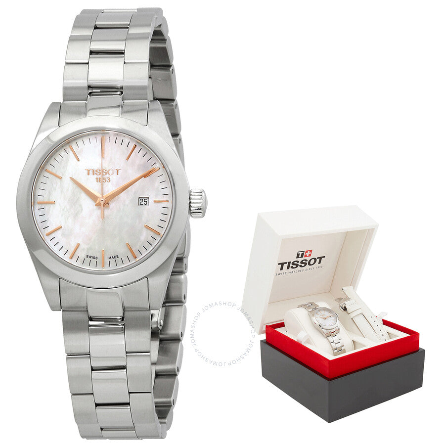 Tissot T-MY Lady Quartz Mother of Pearl Dial Ladies Watch T132.010.11.111.00 - Dawson Watches