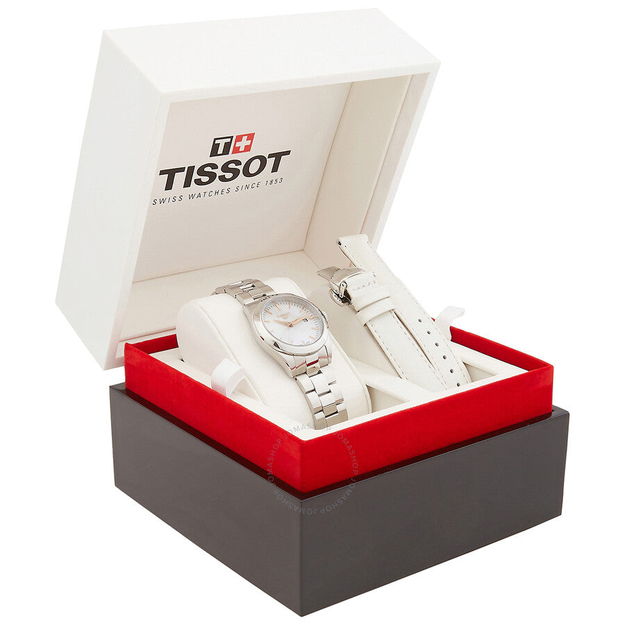 Tissot T-MY Lady Quartz Mother of Pearl Dial Ladies Watch T132.010.11.111.00 - Dawson Watches #4