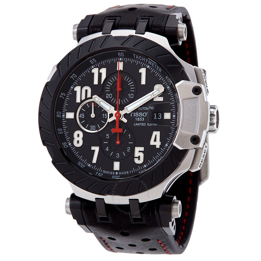 Tissot T-Race Chronograph Automatic Black Dial Men's Watch T115.427.27.057.00 - Dawson Watches