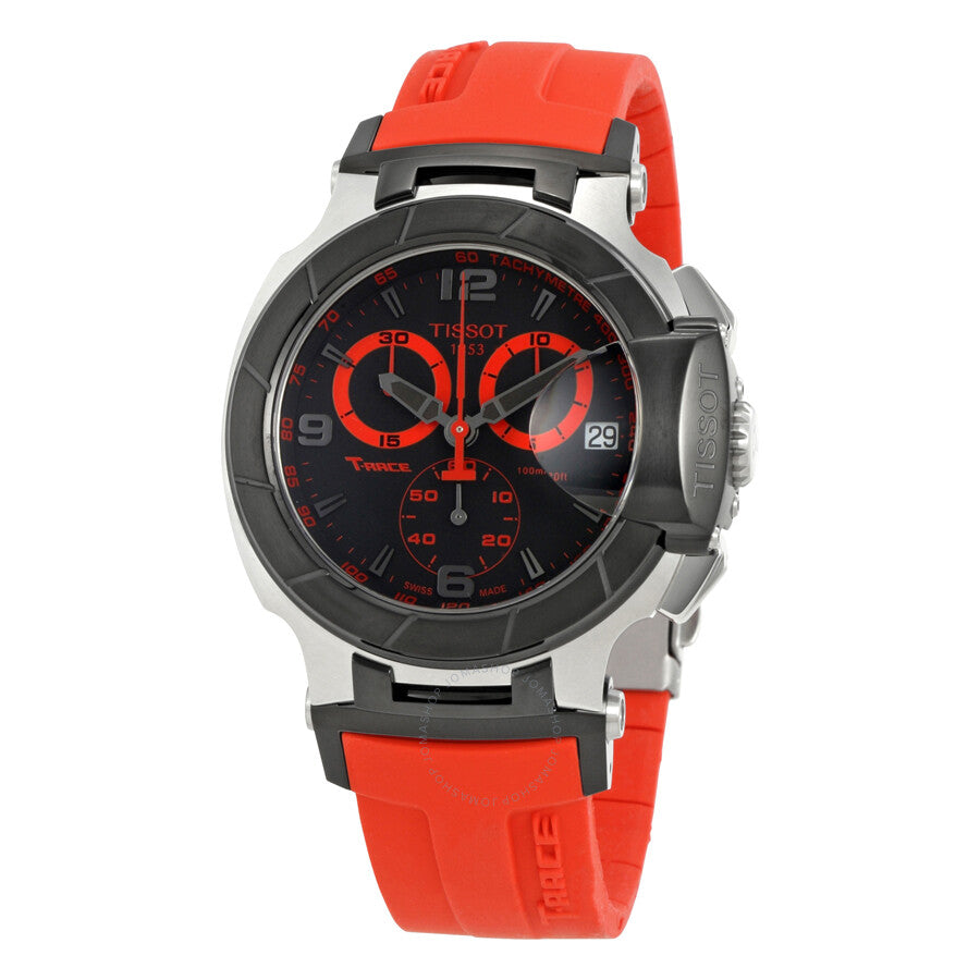 Tissot T-Race Chronograph Black Dial Men's Watch T048.417.27.057.02 - Dawson Watches