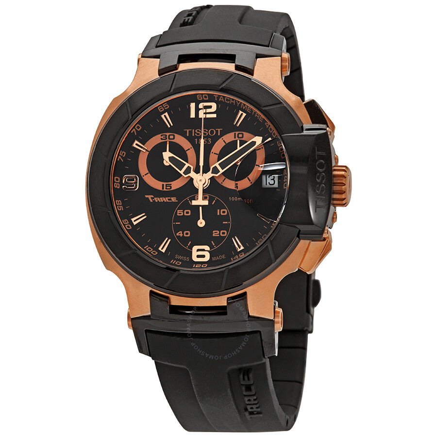 Tissot T-Race Chronograph Black Dial Men's Watch T048.417.27.057.06 - Dawson Watches