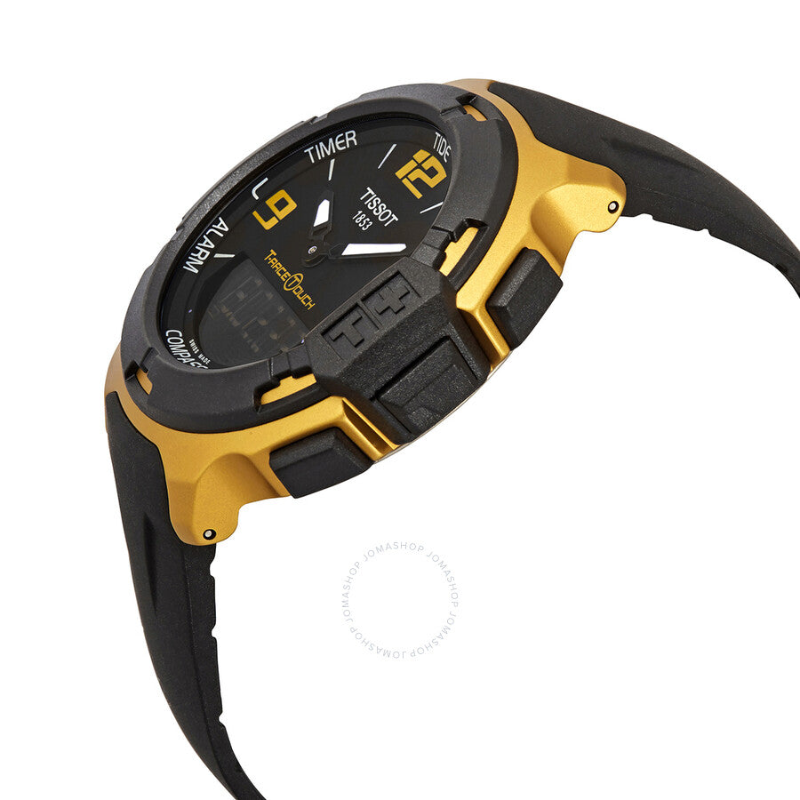 Tissot T-Race Perpetual Alarm World Time Chronograph Quartz Analog-Digital Black Dial Men's Watch T081.420.97.057.07 - Dawson Watches #2