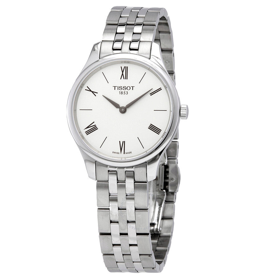 Tissot Tradition 5.5 Quartz Silver Dial Ladies Watch T063.209.11.038.00 - Dawson Watches