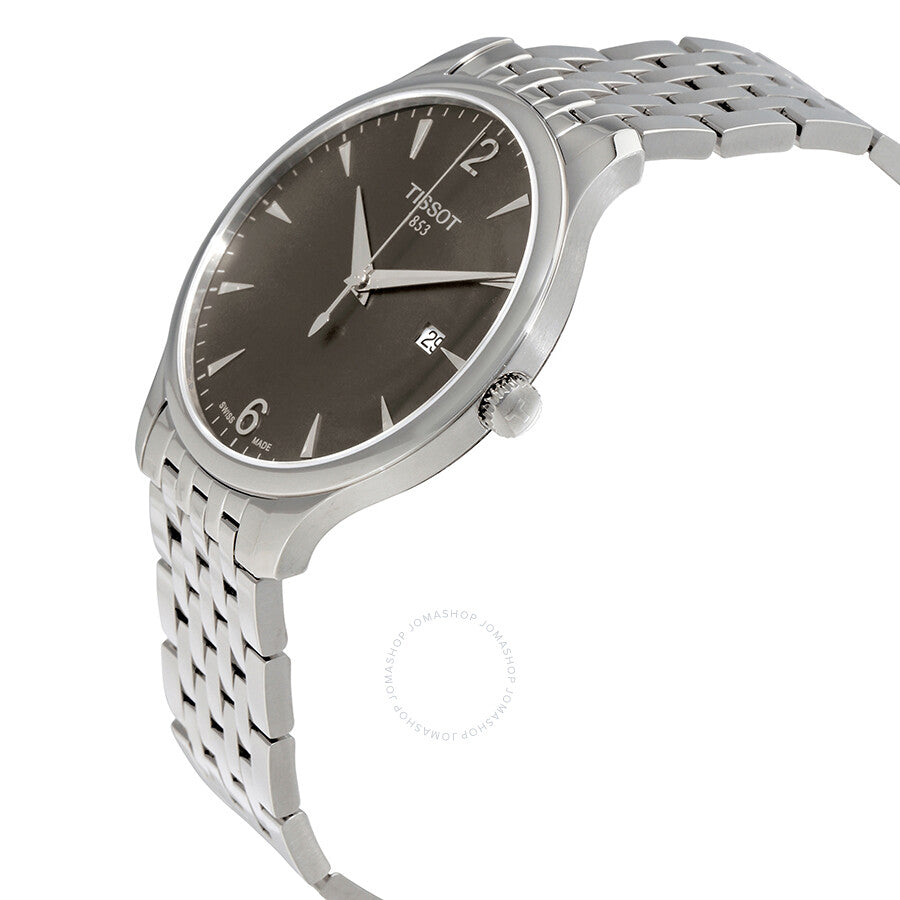 Tissot Tradition Anthracite Dial Men's Watch T0636101106700 - Dawson Watches #2