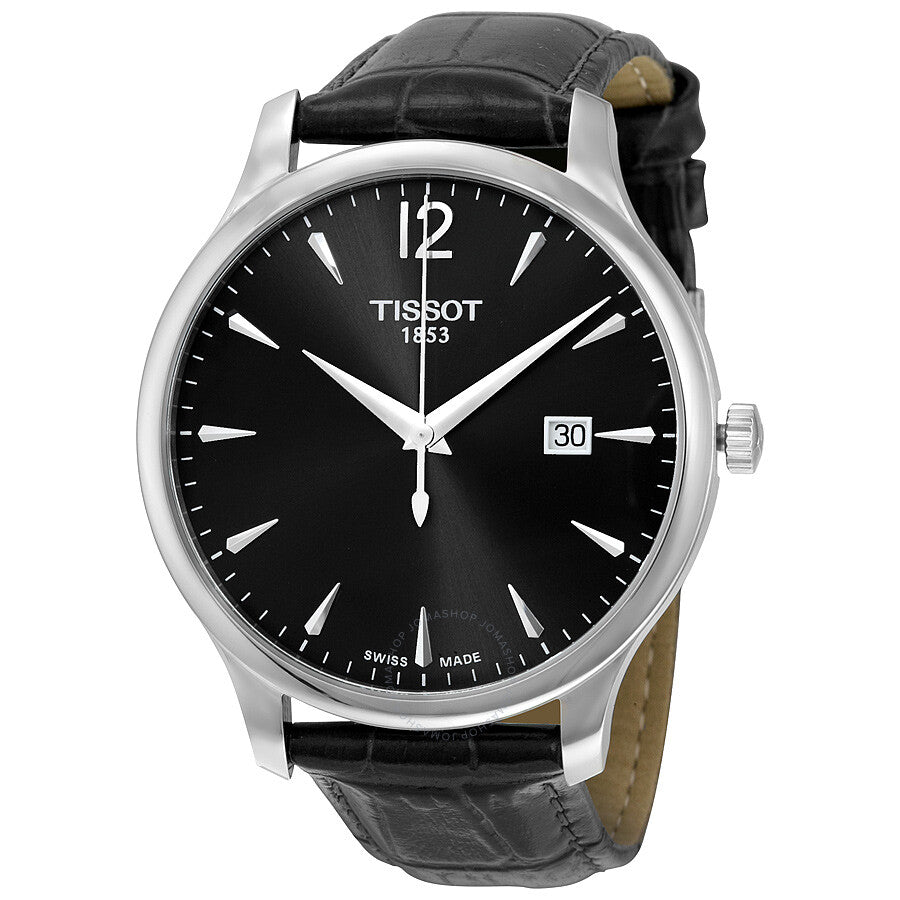Tissot Tradition Grey Dial Dark Ladies Watch T0636101608700 - Dawson Watches