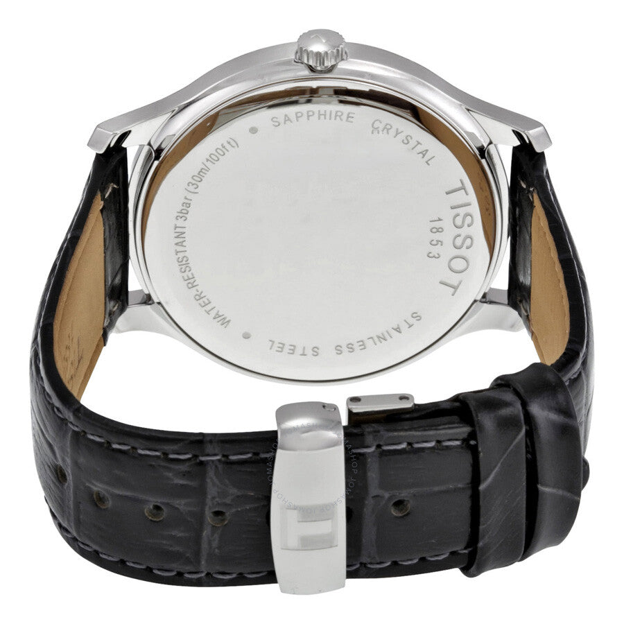 Tissot Tradition Grey Dial Dark Ladies Watch T0636101608700 - Dawson Watches #3